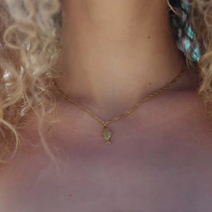 Pezito Necklace Silber