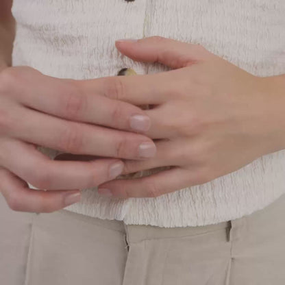 Curly Twist Ring Gold