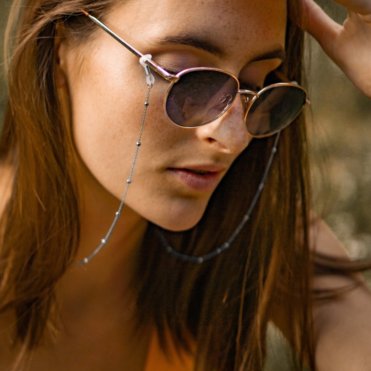 Playa Sunglasses Chain Silber
