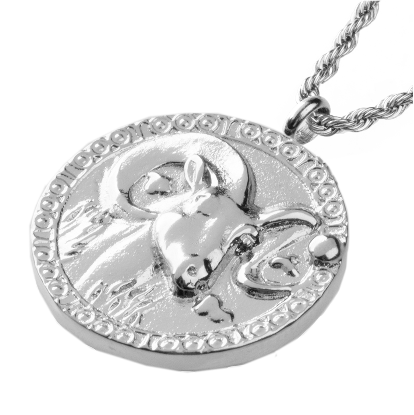 Aries / Widder Necklace Silber