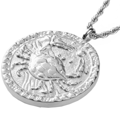 Cancer / Krebs Necklace Silber