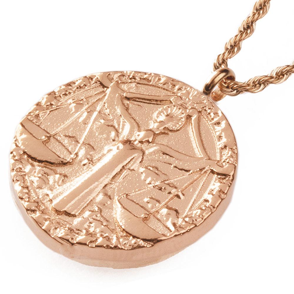 Libra / Waage Necklace Roségold