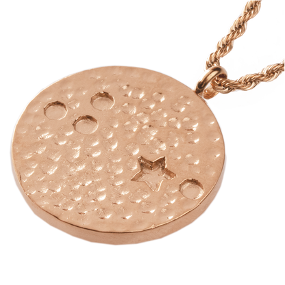 Aries / Widder Necklace Roségold