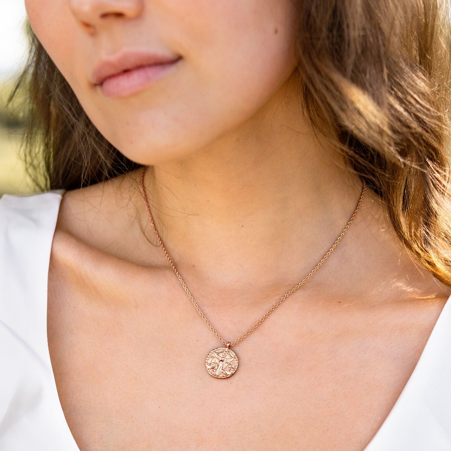 Libra / Waage Necklace Roségold