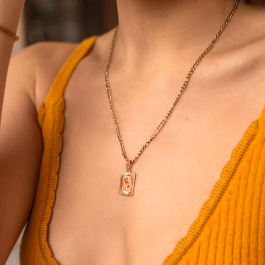 Nefertiti Necklace Roségold