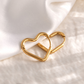 Heartily Hoops Small Gold