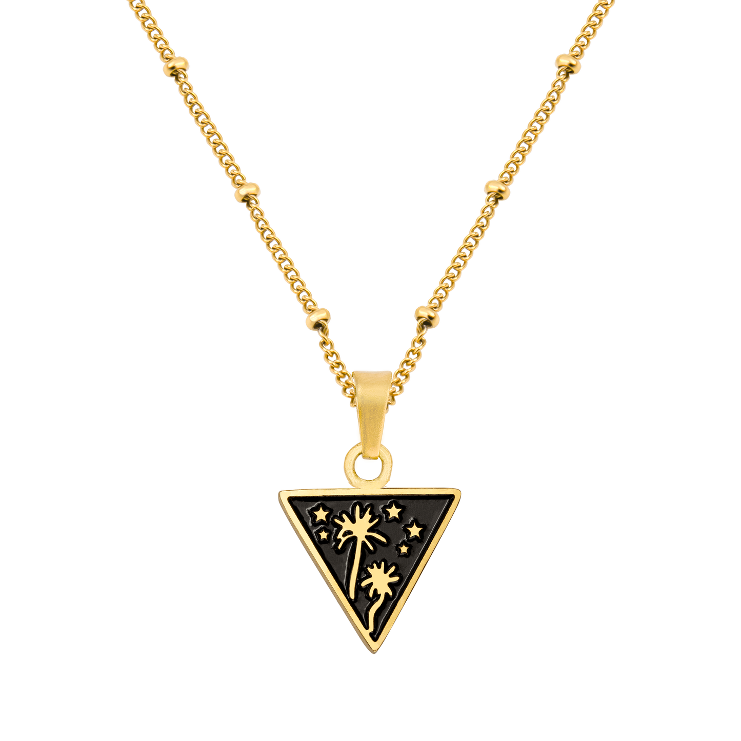 Beach Nights Necklace Gold