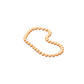 Bead Chain Ring Roségold
