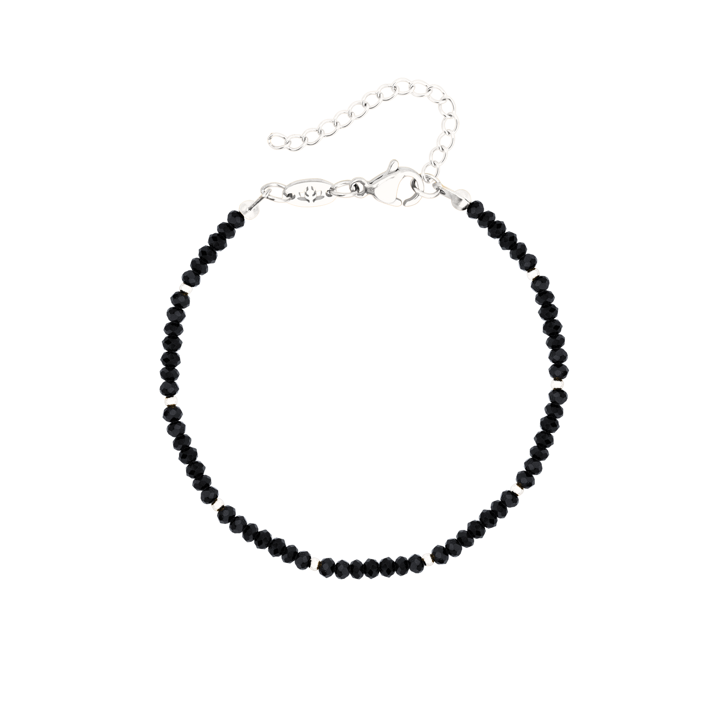 Pretty Black Pearls Bracelet Silber