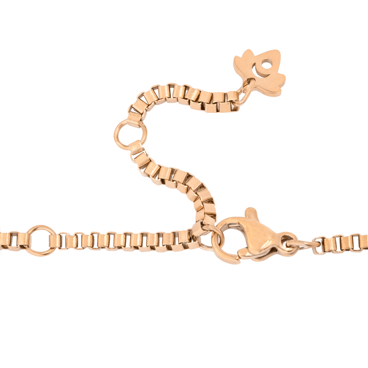 Box Chain Necklace Roségold
