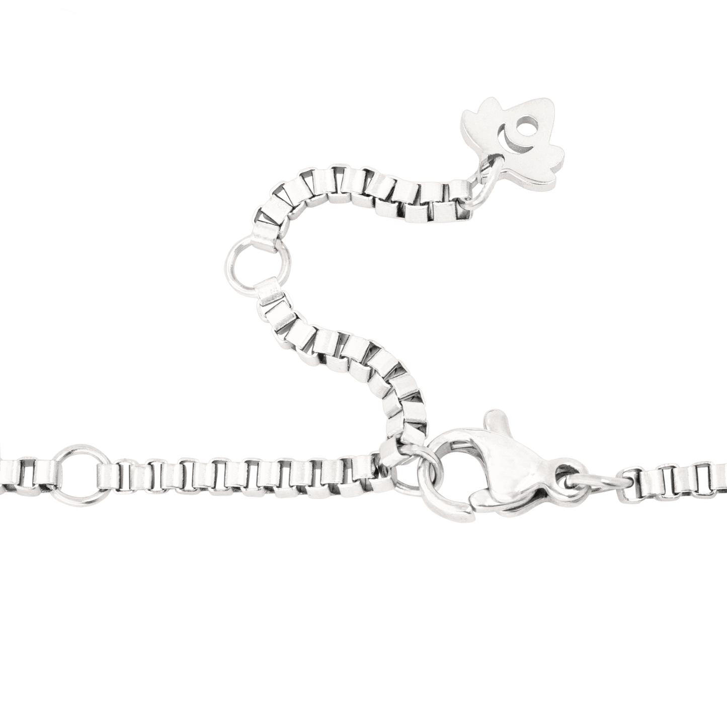 Box Chain Necklace Silber