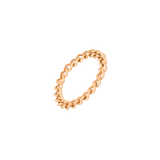 Curb Chain Ring Roségold
