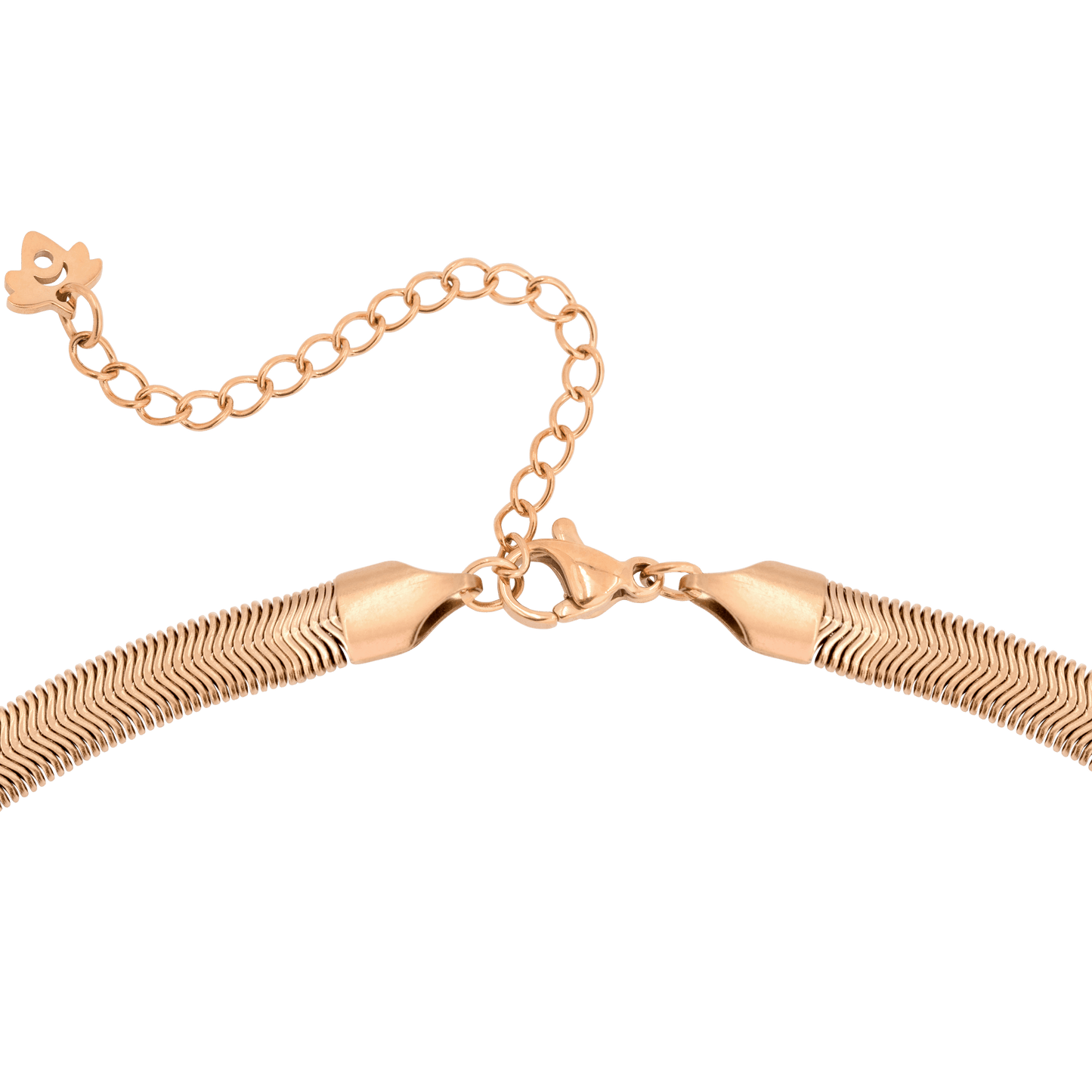 Flat Snake Chain Roségold