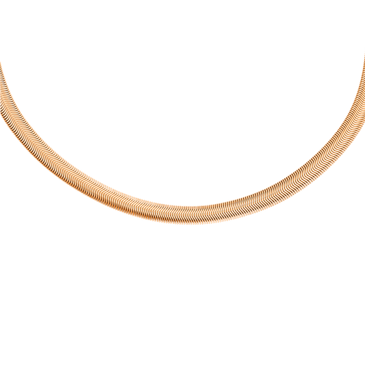 Flat Snake Chain Roségold