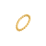 Curb Chain Ring Gold