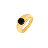 Signet Onyx Ring Gold