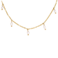 Perla Blanco Choker Gold