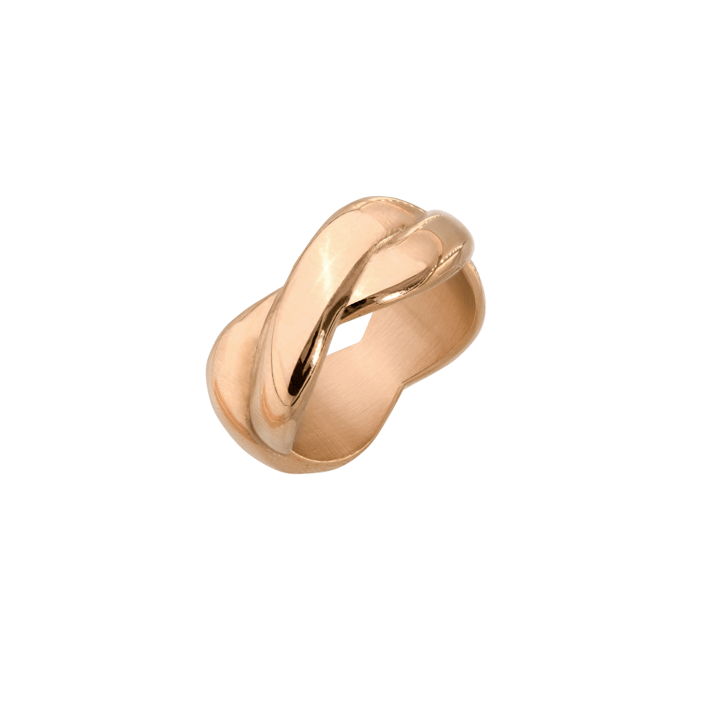 Female DNA Ring Roségold