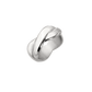 Female DNA Ring Silber