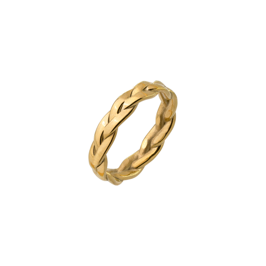 Braided Divine Ring Gold
