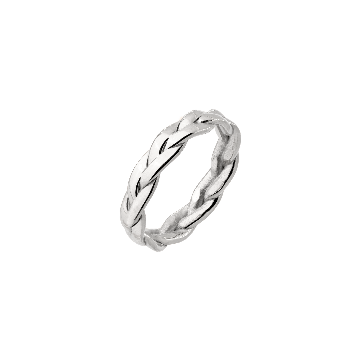 Braided Divine Ring Silber