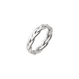 Braided Divine Ring Silber