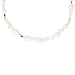 Colorful Pearly Choker Gold