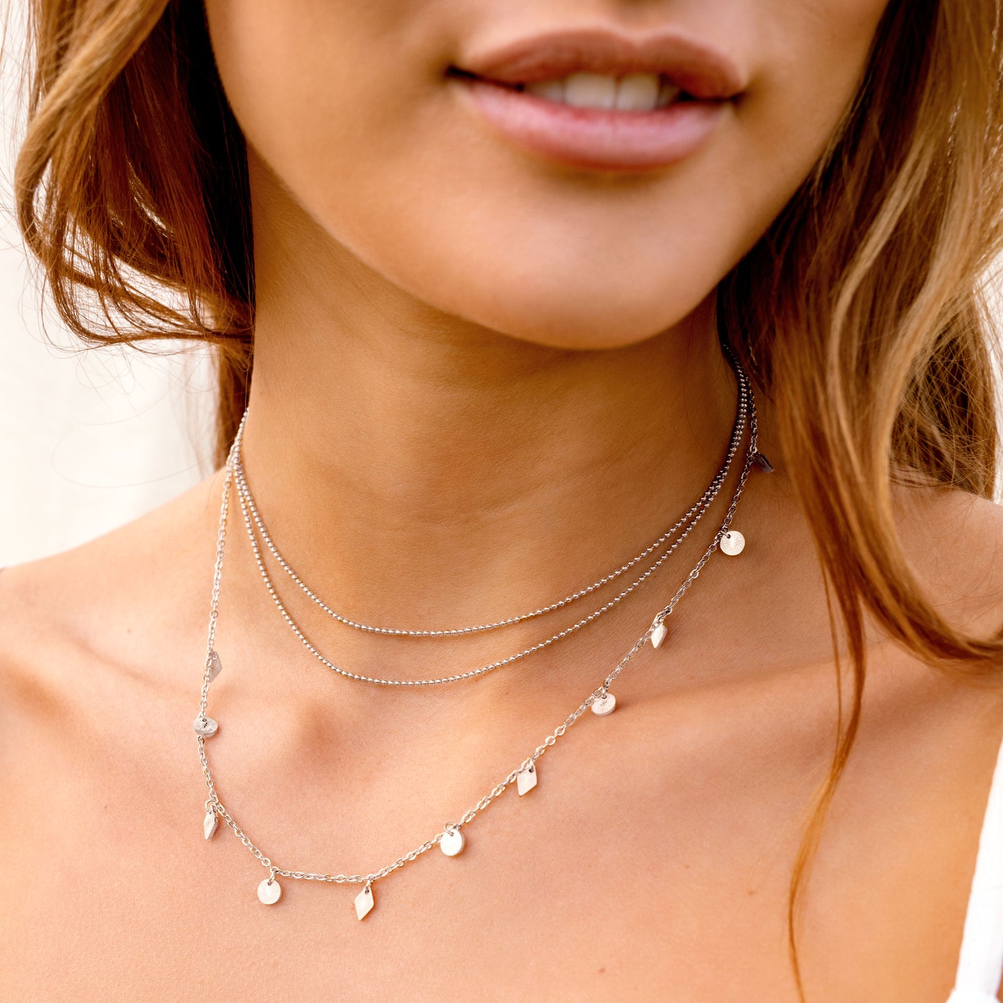 Sparkle Necklace Silber