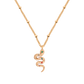 Rainbow Leni Snake Necklace Roségold