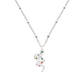 Rainbow Leni Snake Necklace Silber