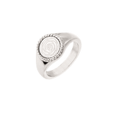 Eternal Summer Rose Ring Silber