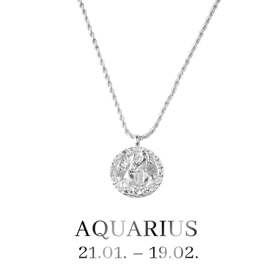 Aquarius / Wassermann Necklace Silber