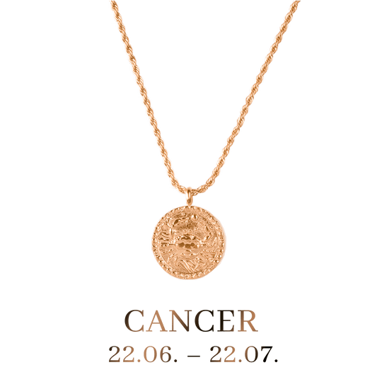 Cancer / Krebs Necklace Roségold