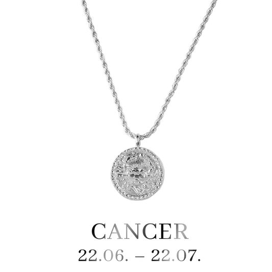 Cancer / Krebs Necklace Silber