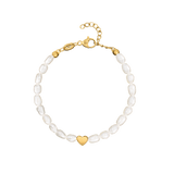 Love me a Pearl Bracelet Gold