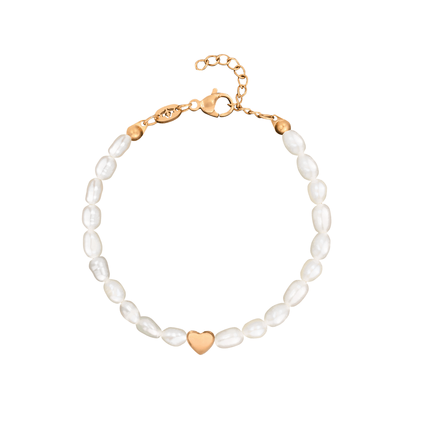 Love me a Pearl Bracelet Roségold
