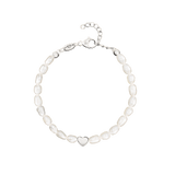 Love me a Pearl Bracelet Silber