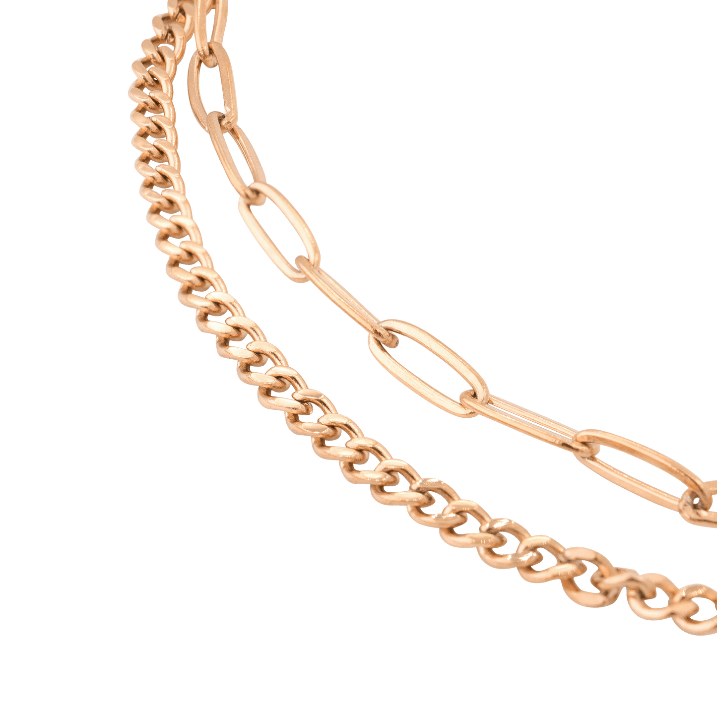Duo Anklet Roségold