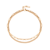 Duo Anklet Roségold