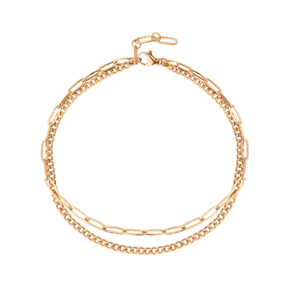Duo Anklet Roségold