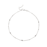 Sparkling Eyes Anklet Silber