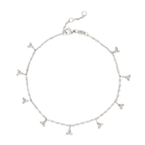 Twinkle Anklet Silber