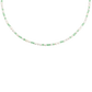 Perlita Verde Necklace Silber