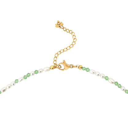 Perlita Verde Necklace Gold