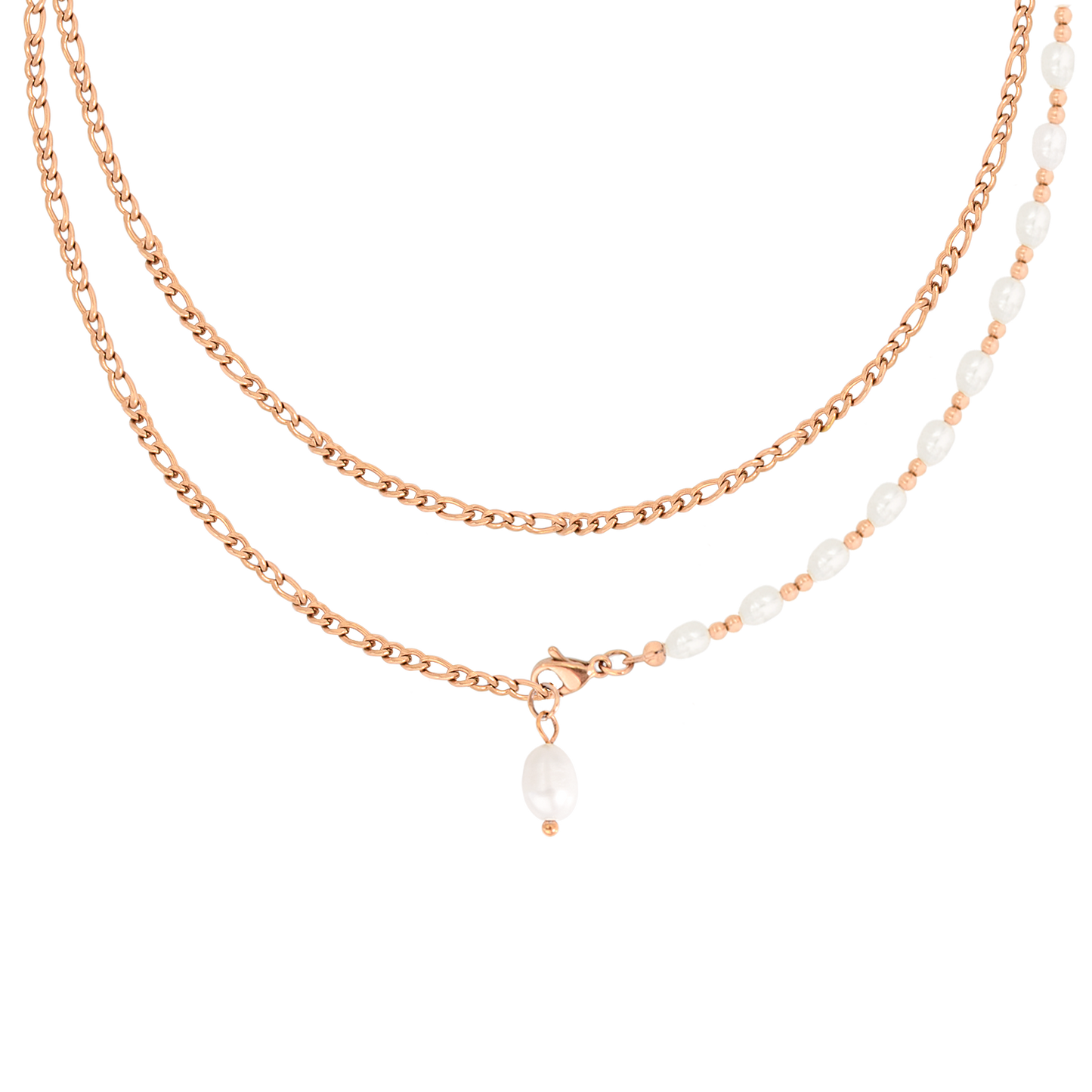 Pearly Waist Chain Roségold