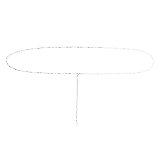 Pearly Waist Chain Silber