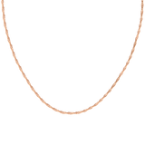Slim Singapore Necklace Roségold