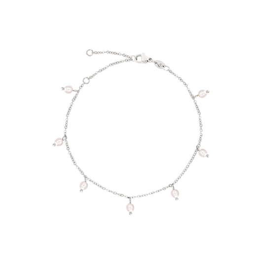 Shiny Pearls Bracelet Silber