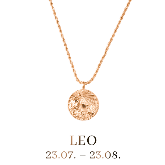 LUA Leo / Löwe Necklace Roségold