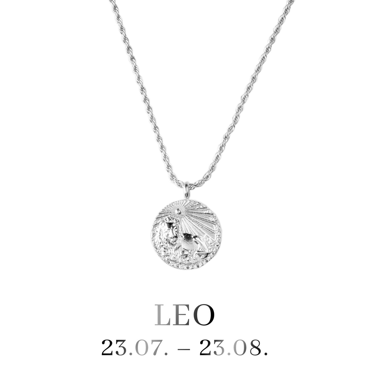 LUA Leo / Löwe Necklace Silber